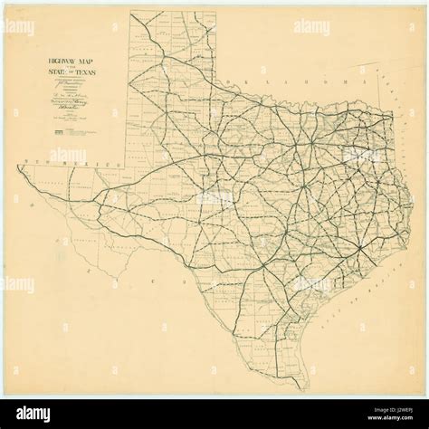 Map of texas hi-res stock photography and images - Alamy