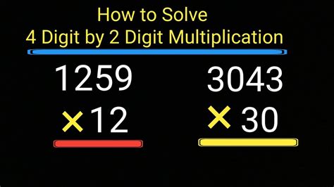 How to Do 4 Digit Multiplication 的图像结果