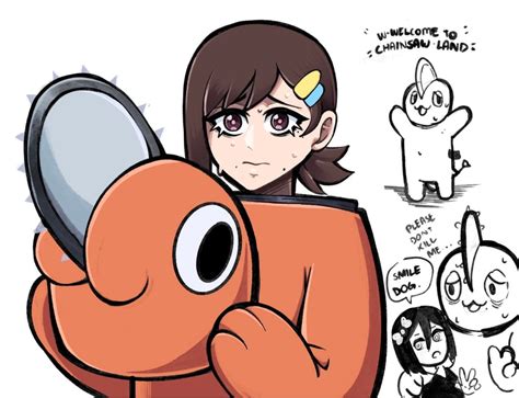 higashiyama kobeni, pochita, and nayuta (chainsaw man) drawn by ...