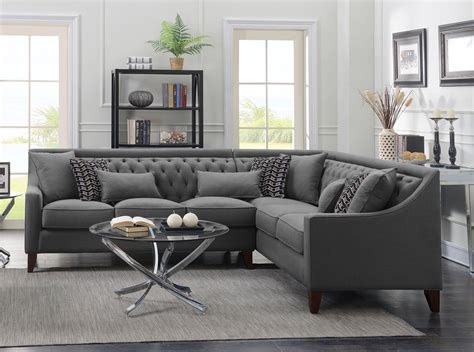 Light Gray Sectional Sofas at Leona Campbell blog