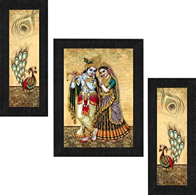 Saf Diwali Gift For Home Uv Textured Shivaji Religious Print Framed Art ...