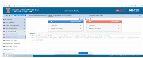 Register GSTIN and Link NIC API Credentials | Product Help and Support