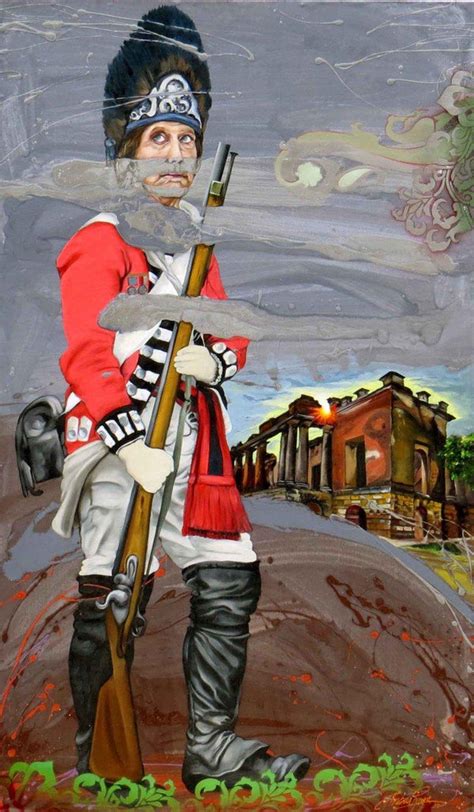 "Razindaa": Red Oil Painting (34x57) by Ankur Rana | ArtZolo.com