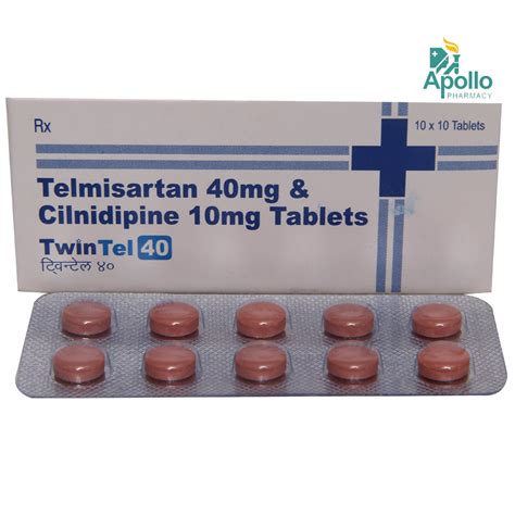 TwinTel 40 Tablet 10's Price, Uses, Side Effects, Composition - Apollo ...