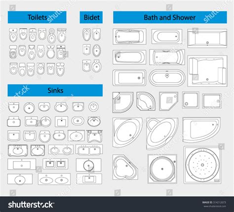 Bathroom Plan Symbols