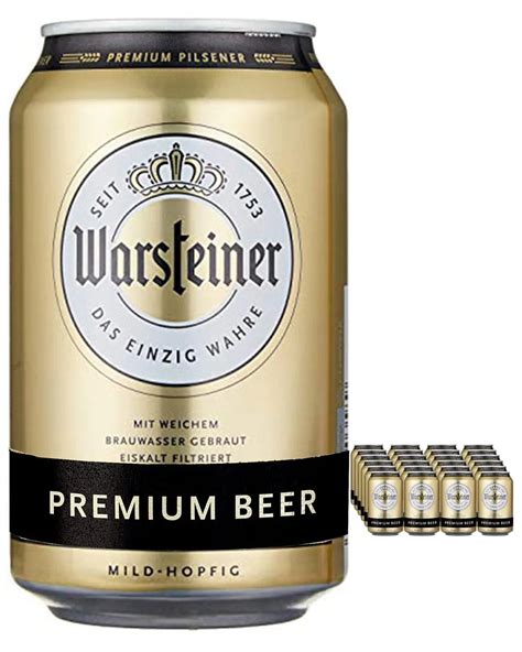 Warsteiner Premium German Lager Beer, 24 x 330 ml – The Bottle Club