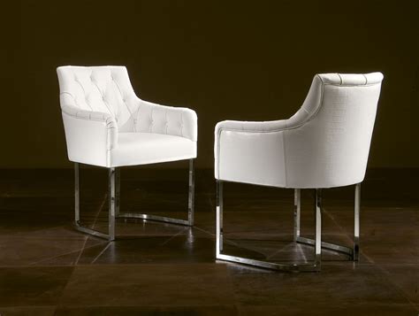 White Genuine Leather Dining Room Chairs at Nathan Dates blog