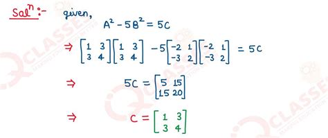 Class10 ICSE Maths Board Questions Chapter Matrices
