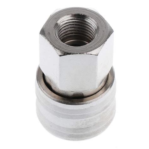PRAV® 1/4 Pneumatic Fitting Tube Connector Female Coupling Adapter ...