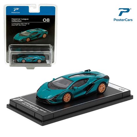PosterCars 1:64 Lamborghini Sián FKP 37 – Blu Uranus | Hypercar League ...