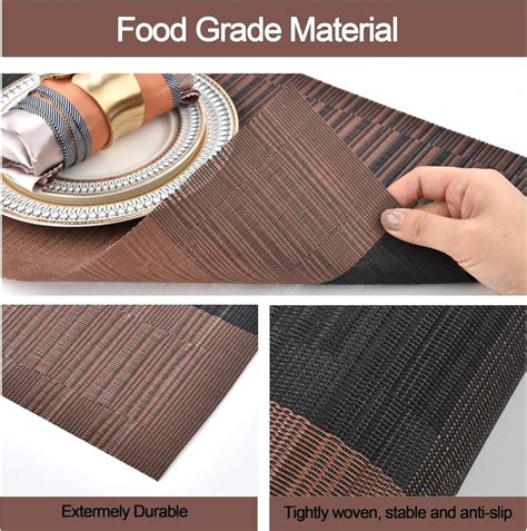 Buy PVC Vinyl Dining Table Placemats - Royalkart