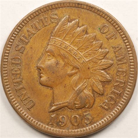 1905 INDIAN HEAD CENTS