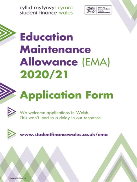 Fillable Online Education Maintenance Allowance (EMA) 2020/21 ...