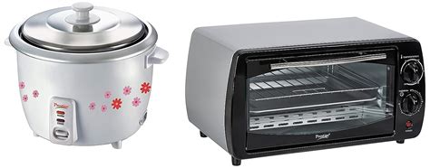 Buy Prestige PRWO 1.8-2 700-Watts Delight Electric Rice Cooker with 2 ...