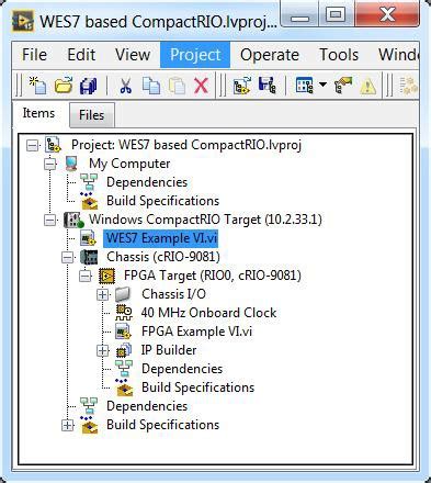 CompactRIO Applications 的图像结果