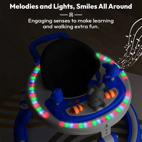 Premium Baby Walker - Multi-functional Infant Push Walker