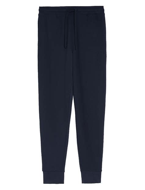 Buy Cotton Supersoft Waffle Loungewear Bottoms at Marks & Spencer