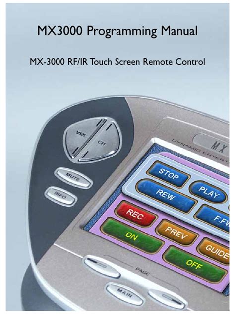 Image result for MX 350 Remote Programming