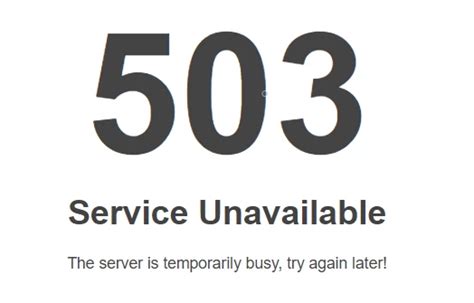 How to Fix HTTP Error 503 的图像结果