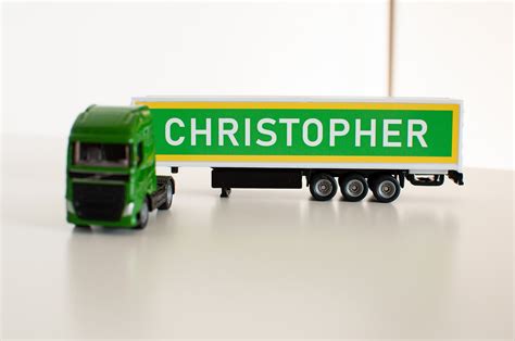 Personalised Truck, Lorry Driver Gift, Lorry Gifts, Lorry Cake Topper ...