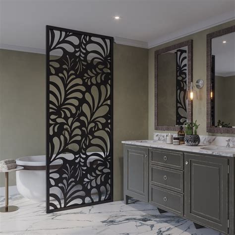 Metal Floor To Ceiling Room Divider - No6 - Bespoke Size