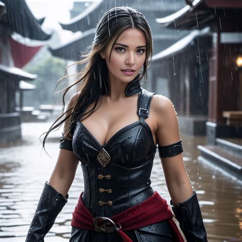 Mandy invoking her inner Kitana : r/KindroidAI