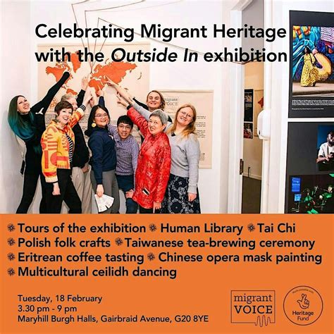Celebrating Migrant Heritage with Outside In Exhibition, Maryhill Burgh ...