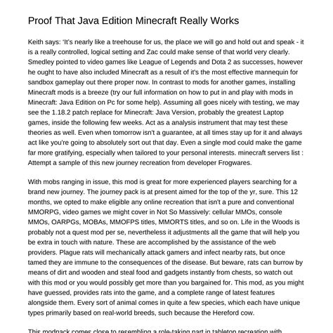 Image result for MA Part in Java Edition