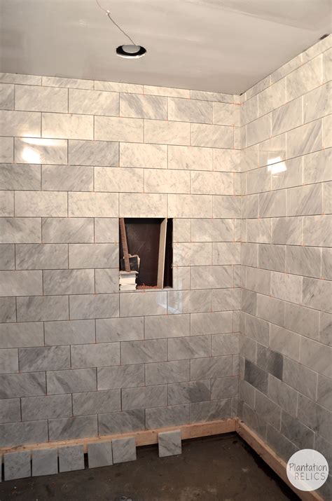 Carrara Marble Tile Shower at Joshua Mayes blog