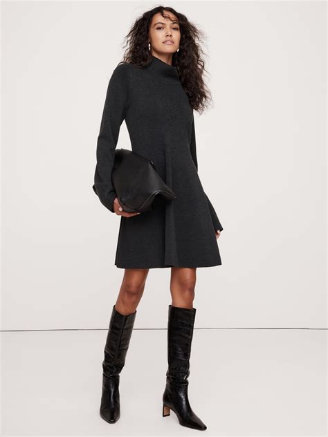 Merino Mini Sweater Dress | Banana Republic