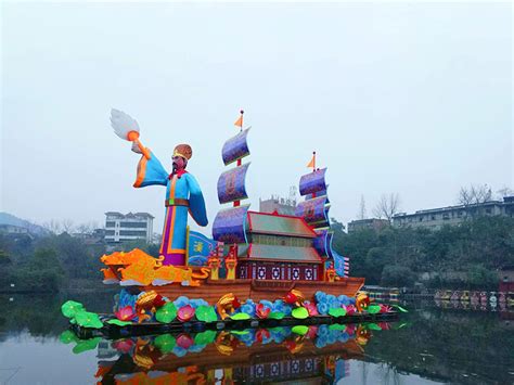 彩船 - 彩车彩船 - 自贡巨匠彩灯文化传播有限公司