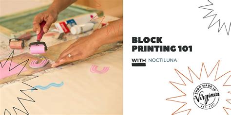 Block Printing 101 w/Noctiluna, 1121 King Street, Alexandria, 7 ...