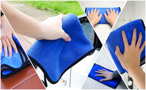 DETACHI Microfiber Cloth for Car Cleaning Towel Ultrasoft, Thick and ...