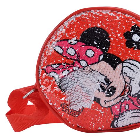 Lil Diva Minnie Mouse Sequin Sling Bag Red — Toycra