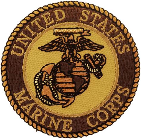 Buy United States Marine Corps USMC Seal Logo Patch, with Iron-On ...