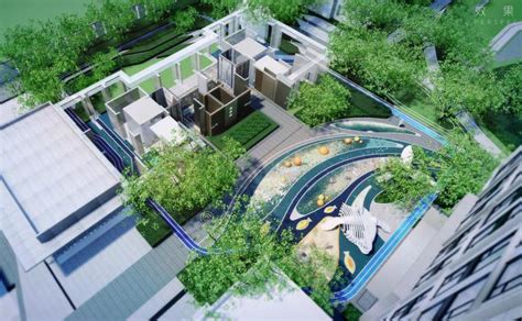 [河南]都会滨水活力街区住宅景观方案设计-居住区景观-筑龙园林景观论坛