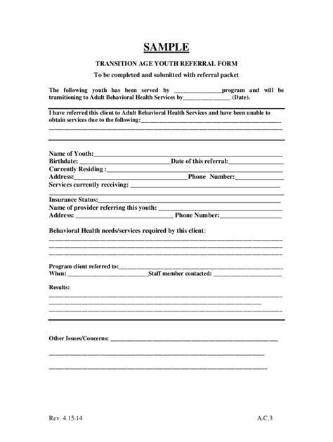 Fillable Online FREE 10+ Sample Referral Forms in MS WordPDFFREE 10 ...