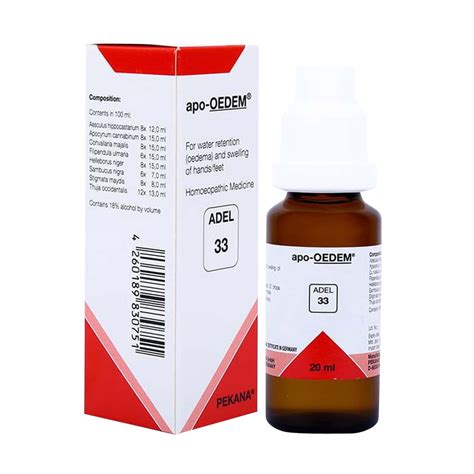 Buy ADEL 33 APO OEDEM DROPS 20 ML Online & Get Upto 60% OFF at PharmEasy