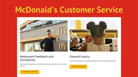 mcdonald's customer service » McDVOICE