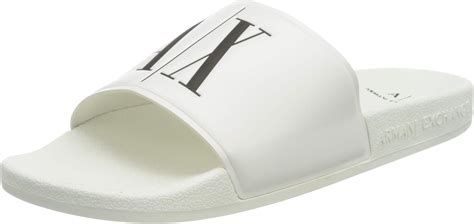 A|X ARMANI EXCHANGE Men's Icon Logo Pool Slide India | Ubuy