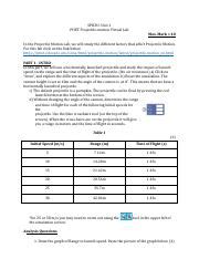 Sph3u Projectile Motion 的图像结果