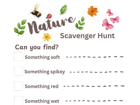 Nature Scavenger Hunt | Teaching Resources