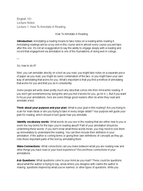 Image result for How to Annotate Coursework