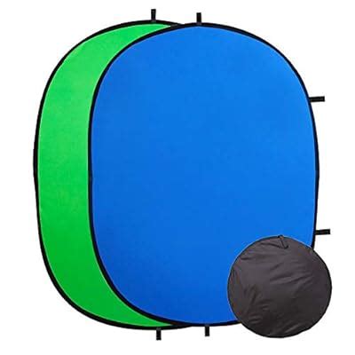 FIEWSZIHU 5ft x 6.5ft 2-in-1 Reversible Chromakey Green/Blue India | Ubuy