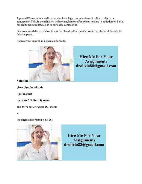 Jupiters moon Io was discovered to have high concentrations of sulfur.docx