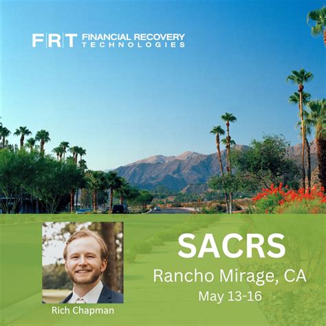 Richard Chapman will be attending SACRS Spring Conference next week in Rancho Mirage, CA ...