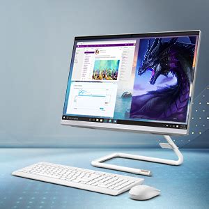 Lenovo Ideacentre A340 21.5-inch FHD IPS All-in-One Desktop (10th Gen ...
