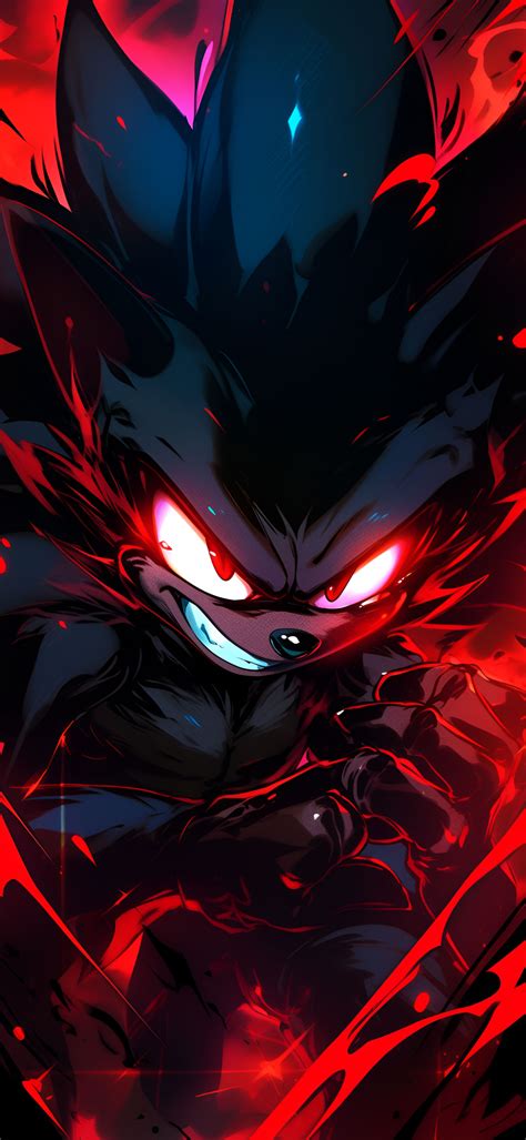 Shadow the Hedgehog Black & Red Wallpapers iPhone & Android
