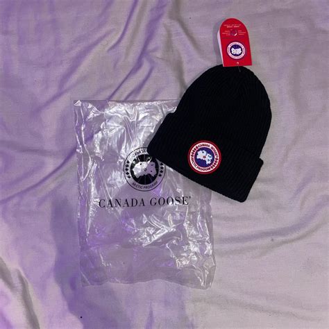 Canada goose beanie Brand new in packaging Very... - Depop