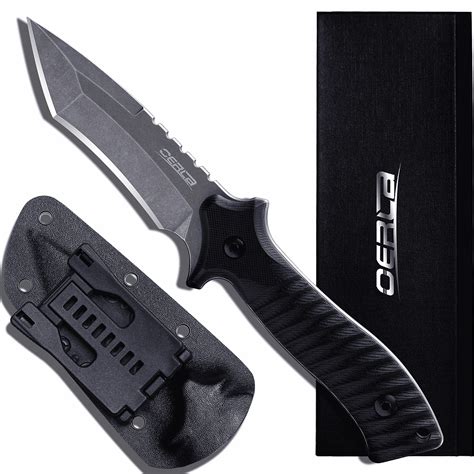 Buy Oerla OLK-038B Tactical Fixed Blade Knife - 9.45in Overall with ...